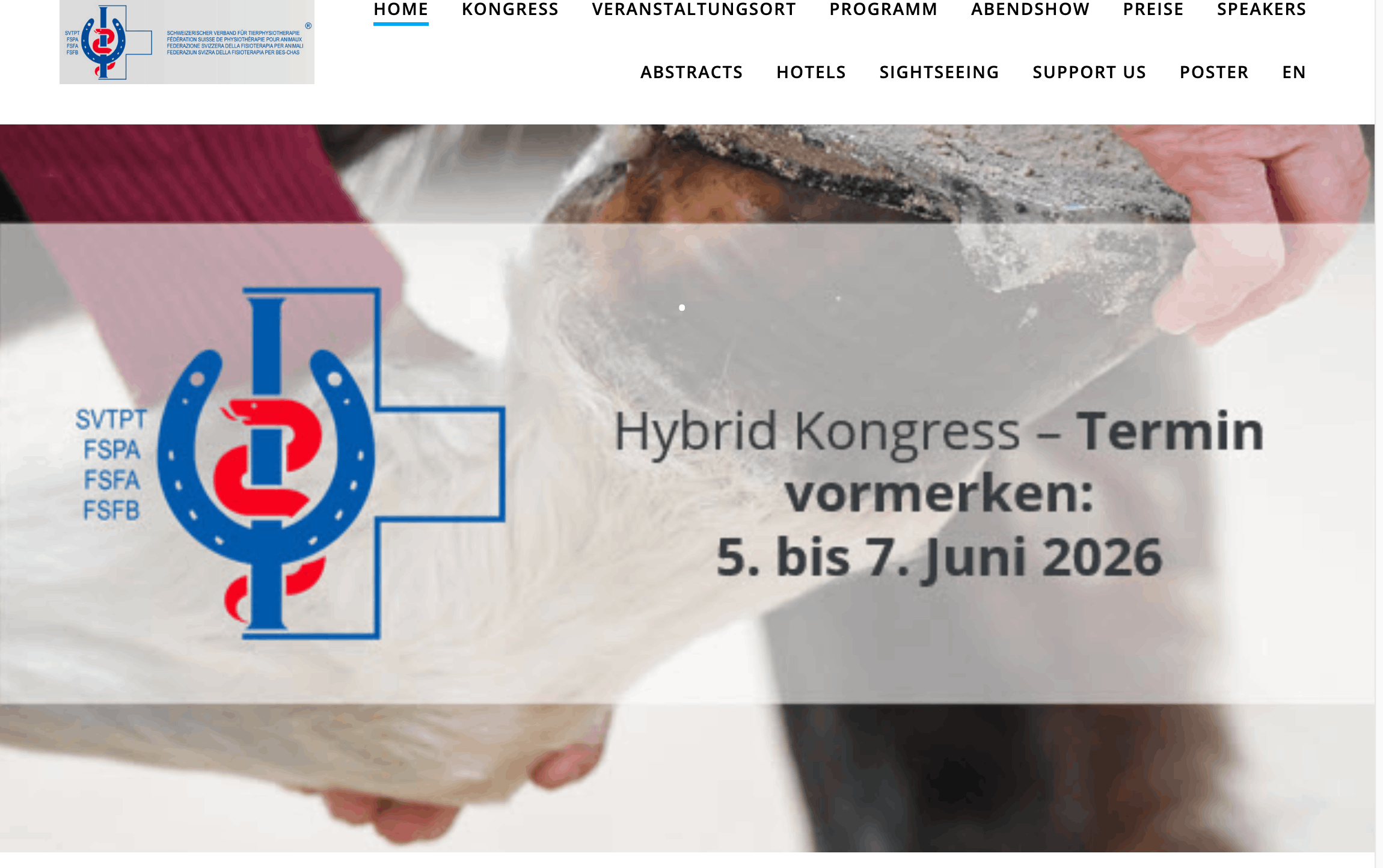 Hybrid-Kongress Animal Physiotherapy